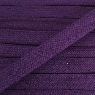 Pamut zsinór lapos 15 mm purple