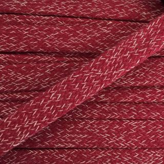 Pamut zsinór lapos 15 mm melange red