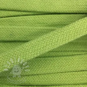 Pamut zsinór lapos 15 mm lime