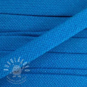 Pamut zsinór lapos 15 mm blue