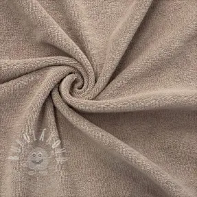 Elasztikus frottír taupe