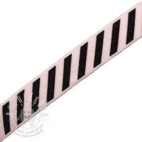 Szegőgumi STRIPE 20 mm light pink