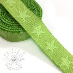 Szalag Stars lime/light lime