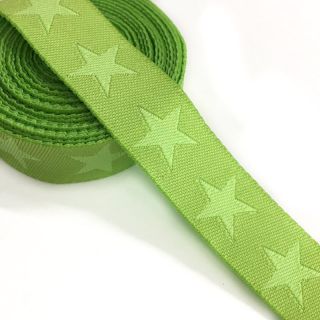 Szalag Stars lime/light lime