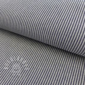 Dekorációs anyag DOBBY Colored stripe navy blue