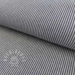 Dekorációs anyag DOBBY Colored stripe navy blue
