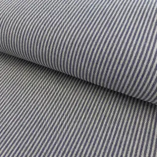 Dekorációs anyag DOBBY Colored stripe navy blue
