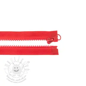 Bontható cipzár 75 cm red