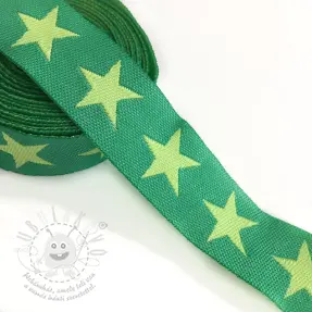 Szalag Stars apple/lime