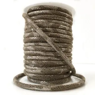 Bársony zsinór Glitter taupe