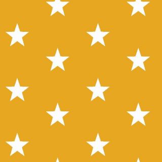 Pamutvászon Stars yellow