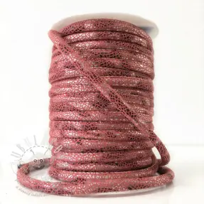 Bársony zsinór Glitter old pink