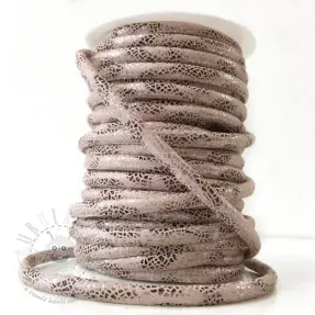 Bársony zsinór Glitter beige