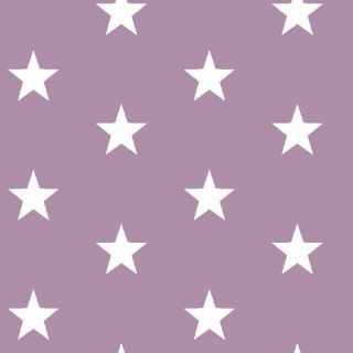 Pamutvászon Stars lilac