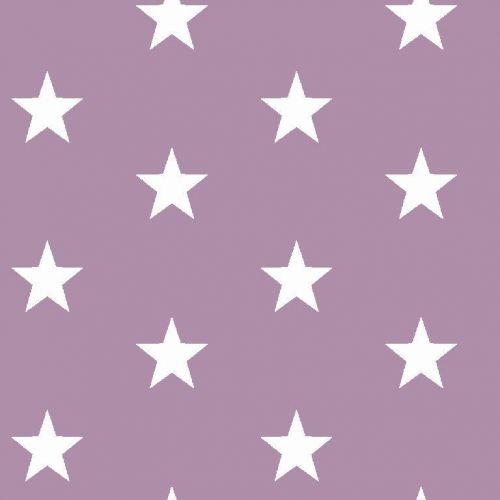 Pamutvászon Stars lilac