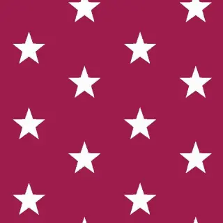 Pamutvászon Stars cerise