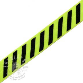 Szegőgumi STRIPE 20 mm lime