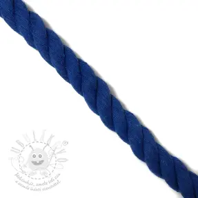 Tekert pamut zsinór 2,5 cm cobalt