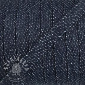 Pamut zsinór lapos 10 mm Denim navy