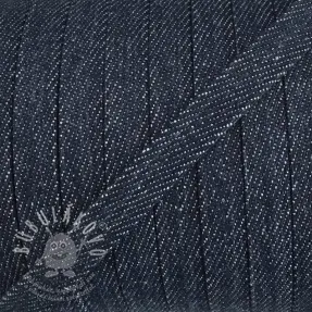 Pamut zsinór lapos 10 mm Denim navy