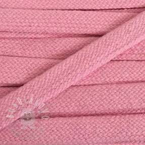 Pamut zsinór lapos 15 mm pink