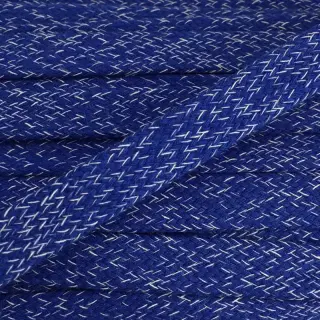 Pamut zsinór lapos 15 mm melange cobalt