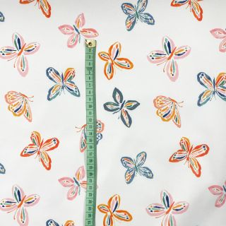 Softshell téli Butterfly white digital print