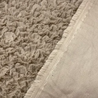 Műszőrme Curly beige