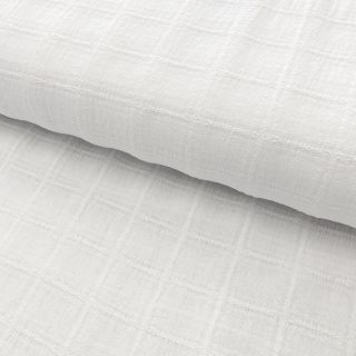 Madeira embroidery DOBBY Square white