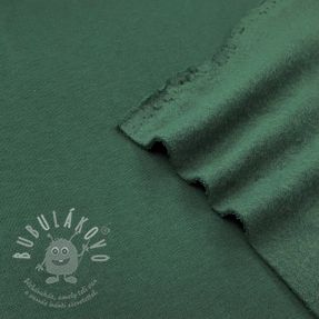 Szabadidő anyag fésült JOGGING dark green