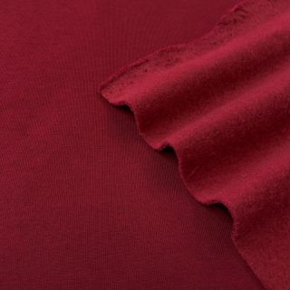 Szabadidő anyag fésült JOGGING dark red