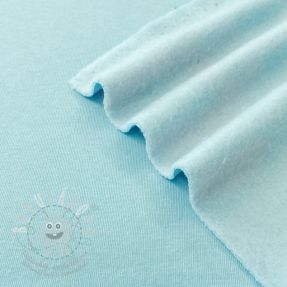 Szabadidő anyag fésült JOGGING ice blue