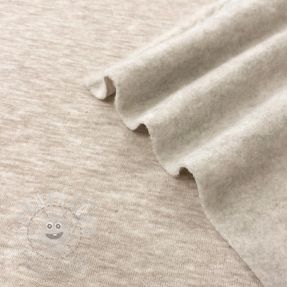 Szabadidő anyag fésült JOGGING beige melange