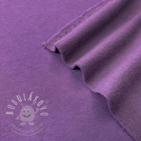 Szabadidő anyag fésült JOGGING purple