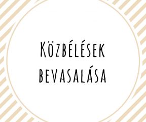 Közbélések bevasalása