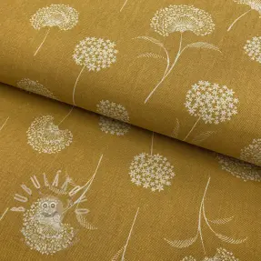 Dekorációs anyag Linenlook Elegant dandelion golden yellow