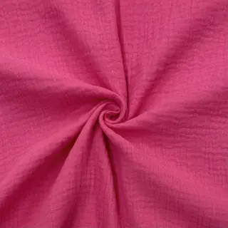 Dupla géz/muszlin fuchsia