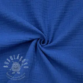 Dupla géz/muszlin cobalt ORGANIC
