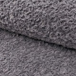 Műszőrme Curly grey