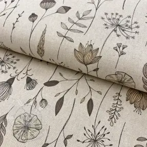 Dekorációs anyag Linenlook Handdrawn flowers