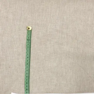 Lenvászon pamuttal Lira medium stripe beige