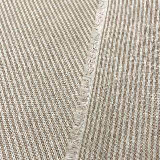 Lenvászon pamuttal Lira medium stripe beige