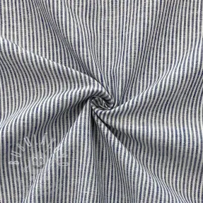 Lenvászon pamuttal Lira medium stripe jeans