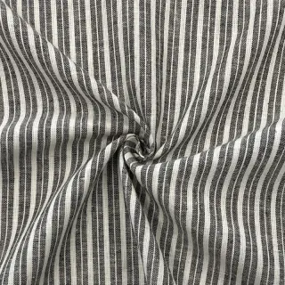 Lenvászon pamuttal Lira big stripe black