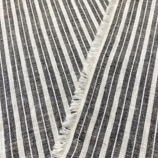 Lenvászon pamuttal Lira big stripe black
