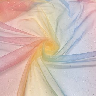 Tüll TÜTÜ Rainbow glitter design D