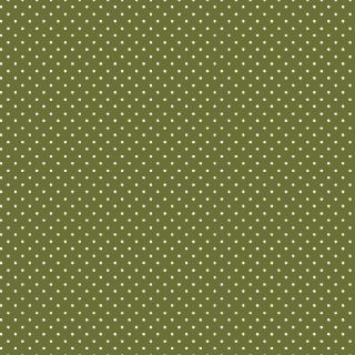 Pamutvászon Petit dots green