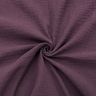 Dupla géz/muszlin aubergine