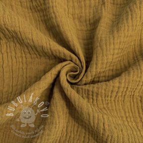 Dupla géz/muszlin ochre ORGANIC