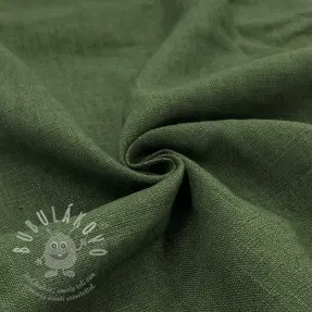 Lenvászon előmosott forest green